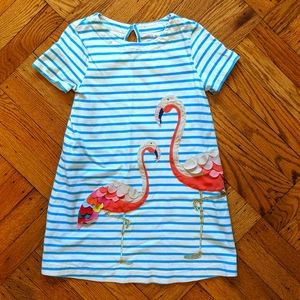Flamingo striped dress